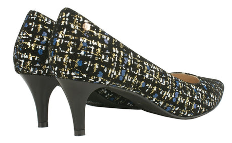 Bosccolo Womens High Heels - Black/Blue