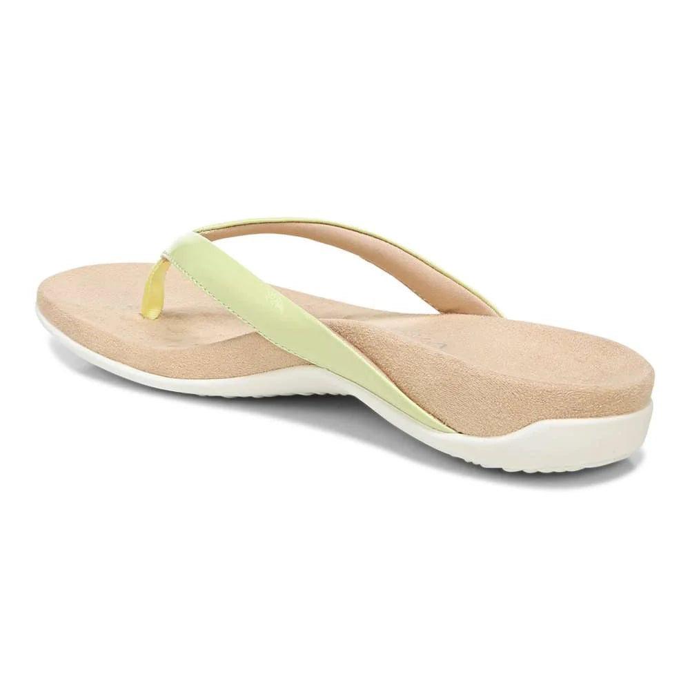 Vionic Dillon Toe Post Sandal - Pale Lime