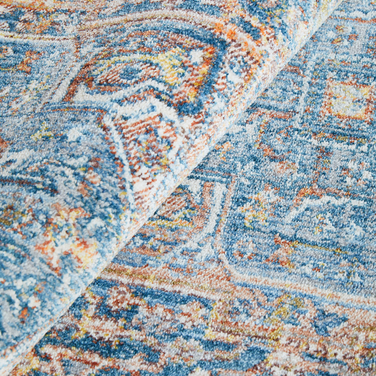 Heriz Rust Runner Rug