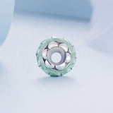 Solid 925 Signature Silver Lucy Sky Blue Charm