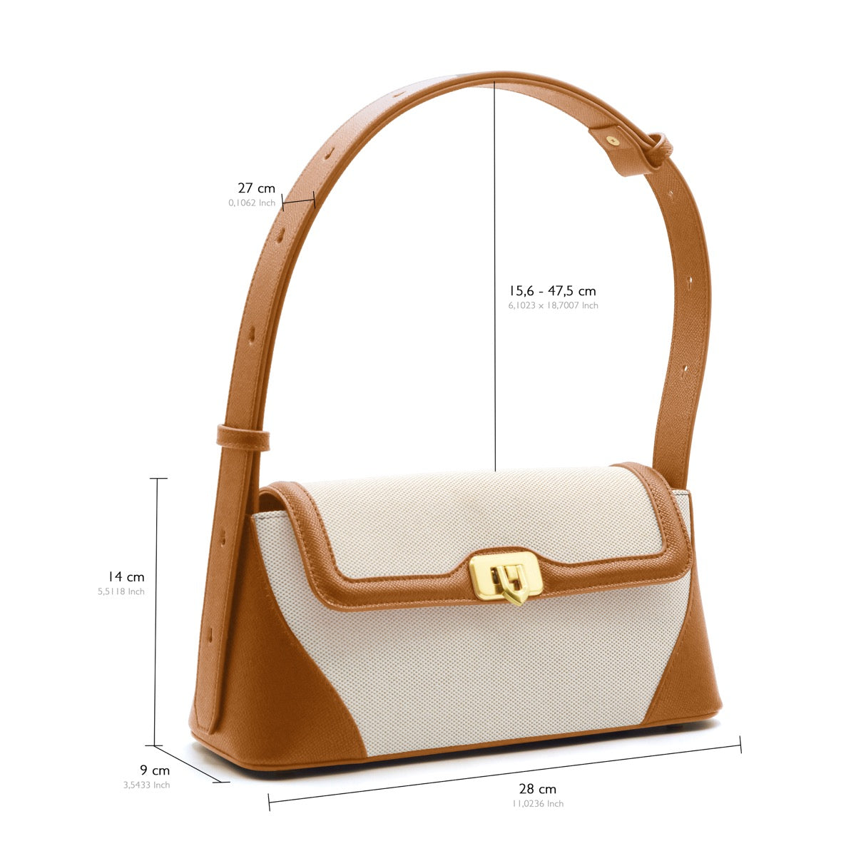 Vanilla Shoulder Bag - Brown