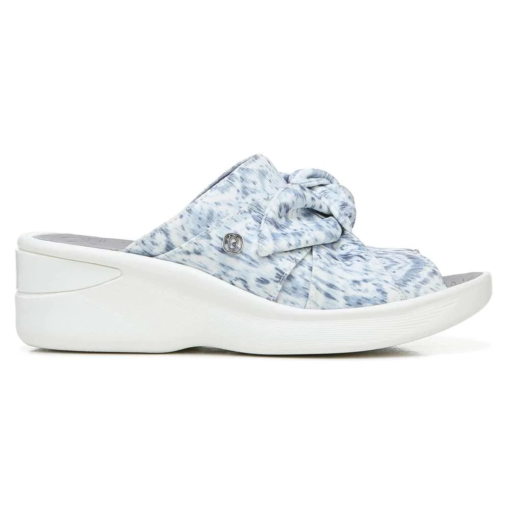 Bzees Smile Wedge - Blue Ikat