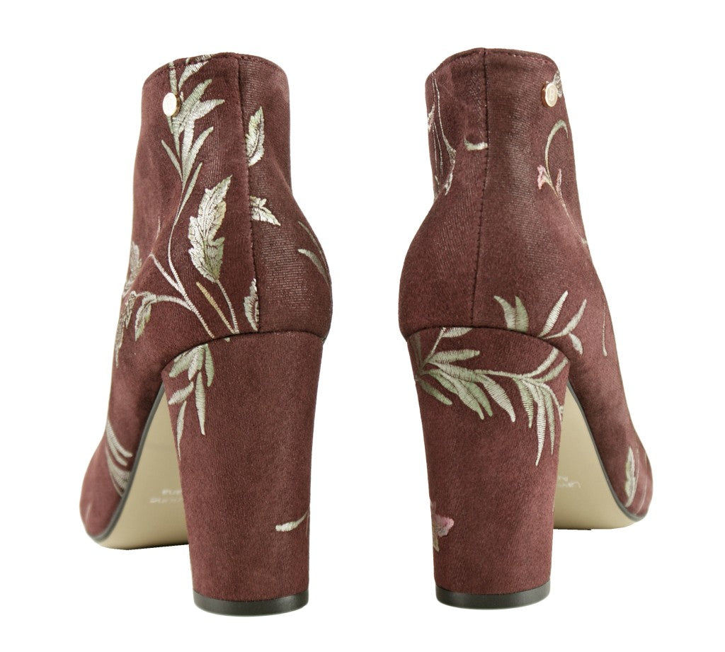 Bosccolo Womens Boots - Leaves Burgundy