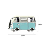 Solid 925 Sterling Silver Retro Minivan Pandora Inspired Bead Charm