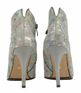 Bosccolo Womens Boots - Flowers On Grey