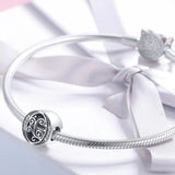 Solid 925 Sterling Silver Vintage Inspired Antique Alphabet Charm