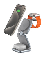 TODO 3 in 1 Wireless Phone Charger 15W Fast Charge Earphone Watch Magnetic Charge Stand