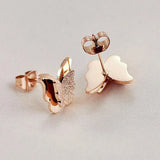 Bullion Gold Exquisite Butterfly Earrings