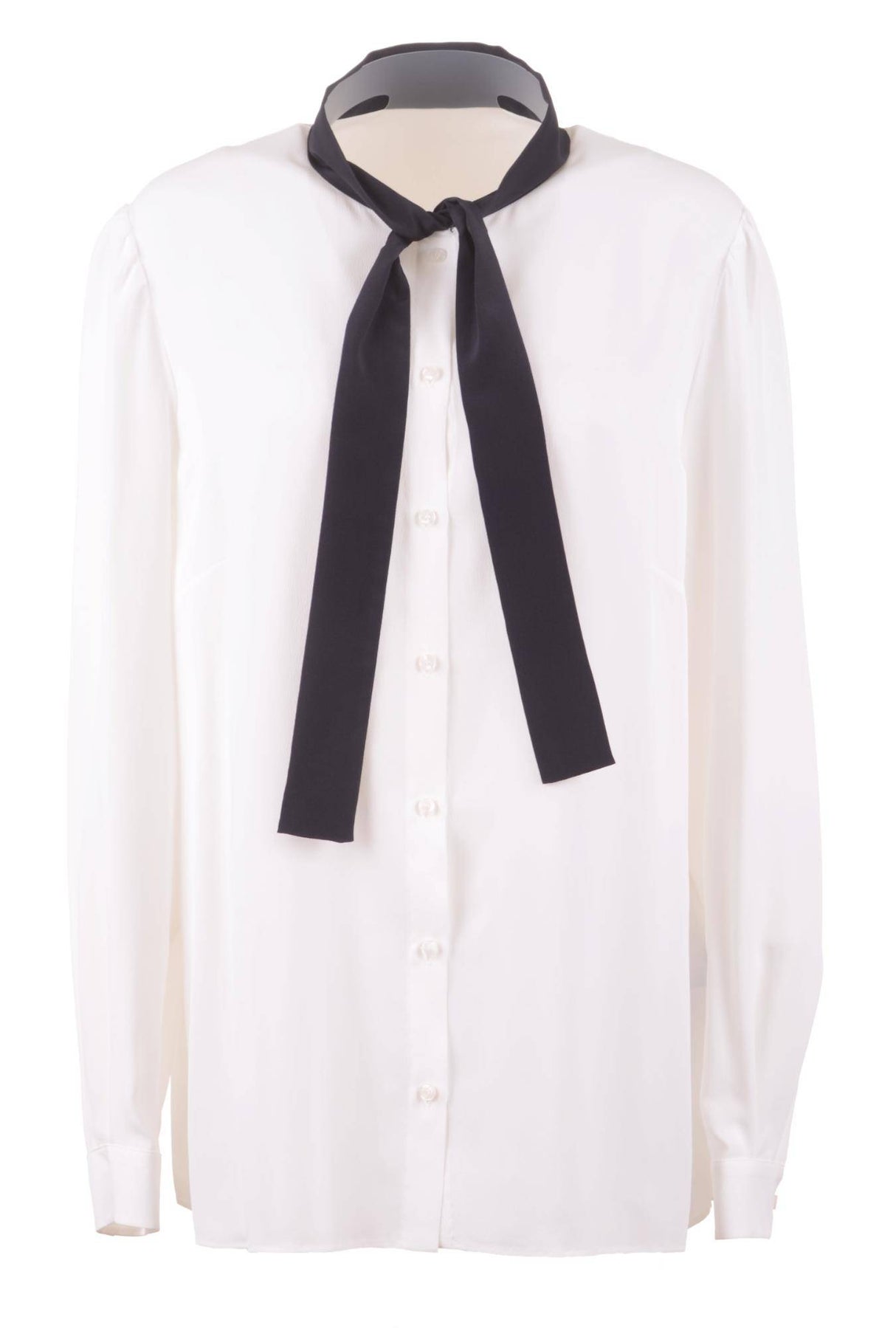 Dolce & Gabbana Women Bow Long Sleeve Shirt