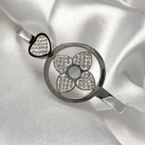 Boxed 2pc White Gold Layered Jewellery Gift Set