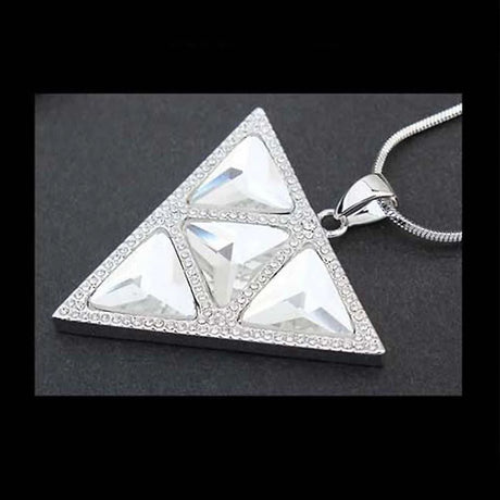 Krystal Couture Ancient Trilliant-Cut Crystal Long Necklace Embellished with SWAROVSKI Crystals