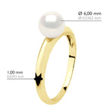 Bangle Ring - Natural White - Longueur 18 cm