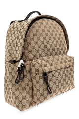 Gucci GG Monogram Backpack - Brown
