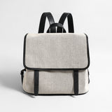 Canvas Flap Backpack - Oat