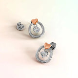 Krystal Couture Felina Love Earrings Embellished with SWAROVSKI Crystals