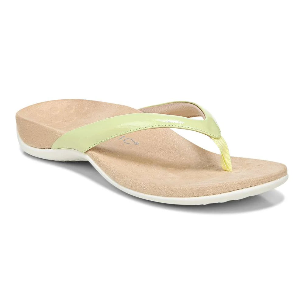 Vionic Dillon Toe Post Sandal - Pale Lime