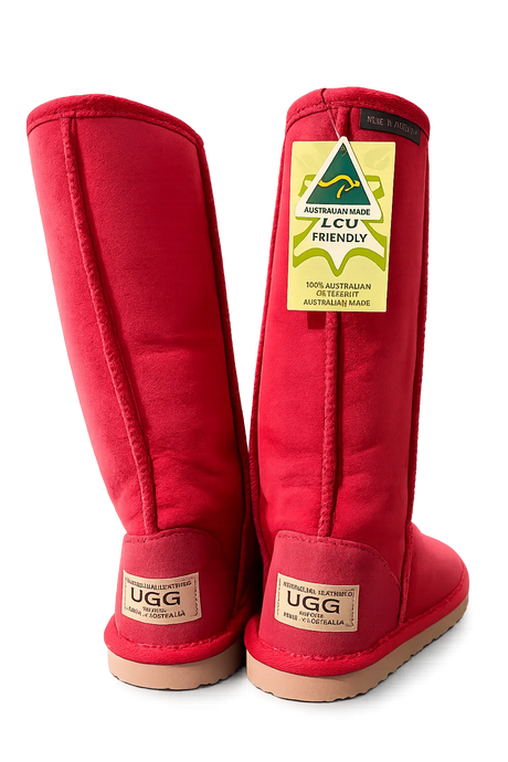 Australian Leather Ugg Classic Long - Tomato - AU4