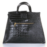 Bosccolo Handbag - Black/Croco