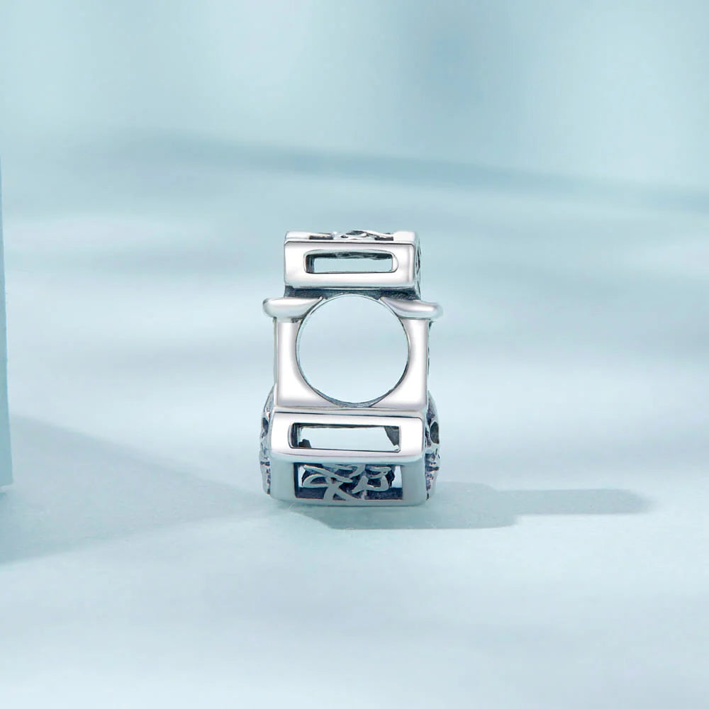 Solid 925 Signature Silver Pirate's Missing Anchor Charm