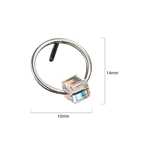 Solid 925 Sterling Silver Beauty Drop Earrings