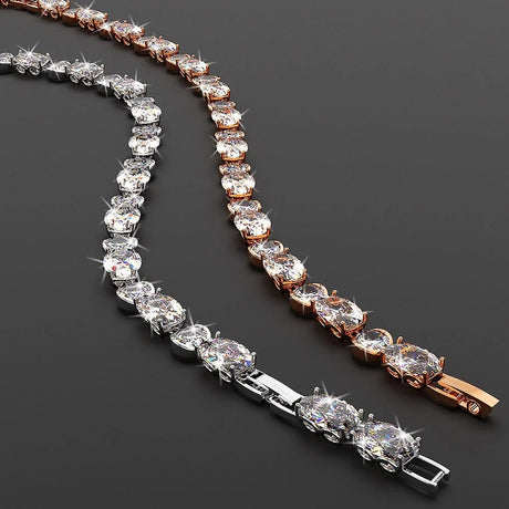 Bullion Gold Empire Sparkling Zirconia Bracelet