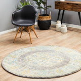 Century 944 Grey Round Rug