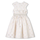 Karl Lagerfeld Girls Decorative Formal Dress - Beige
