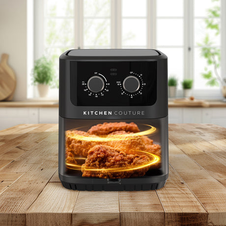 Kitchen Couture 6.5L Compact Air Fryer Viewing Window