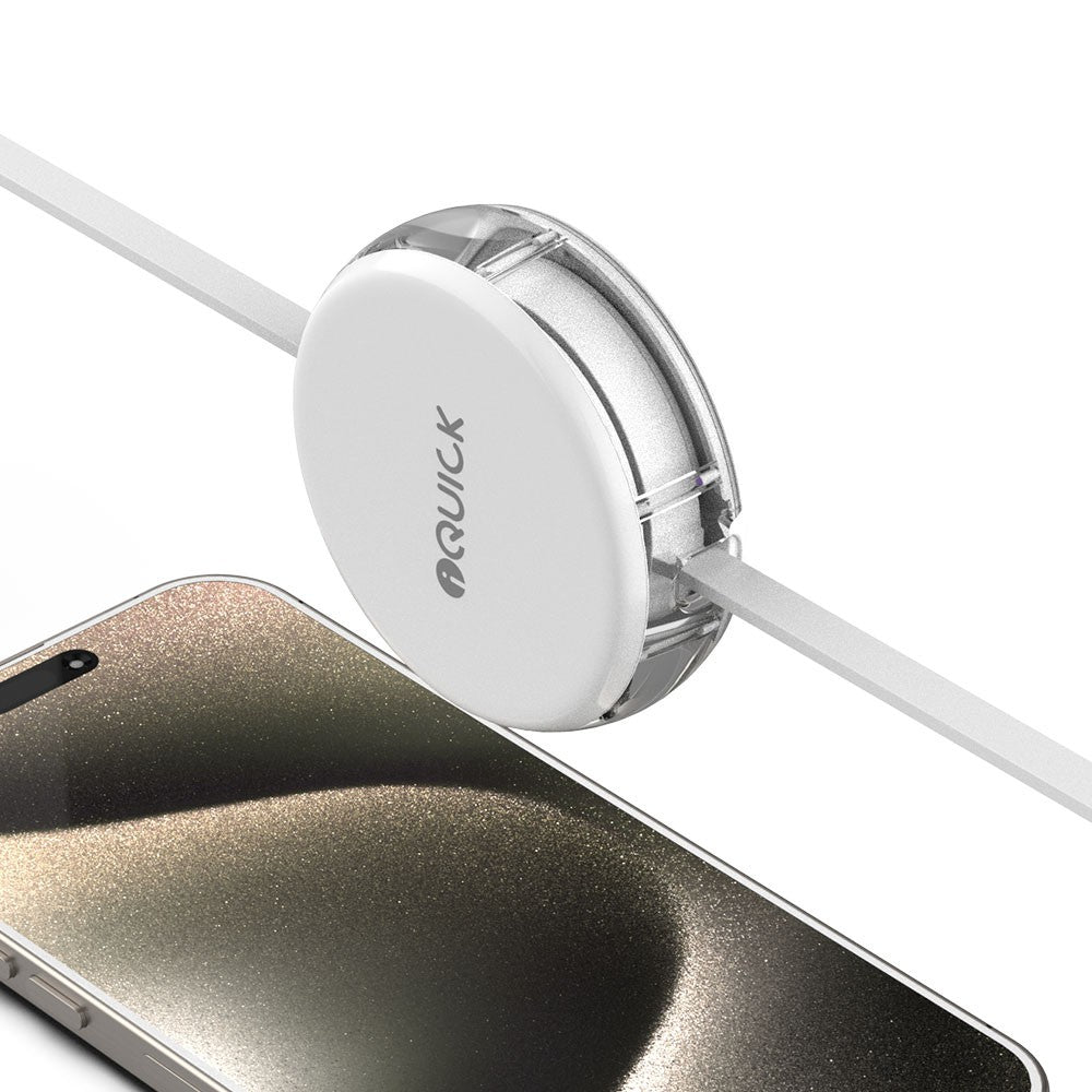 iQuick 3 in 1 Retractable Fast Charge Data Sync Cable USB Type-C Micro USB Pin