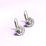 Krystal Couture Diana White Gold Crystal Drop Earrings