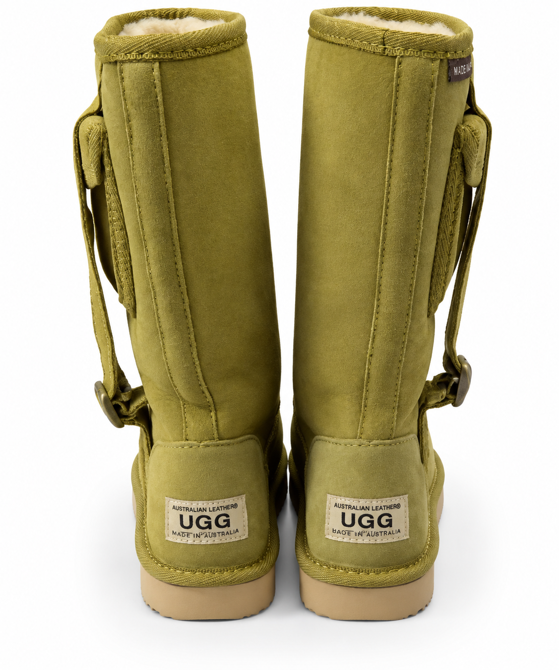 Australian Leather Ugg Classic Tall Pocket - Olive - AU4