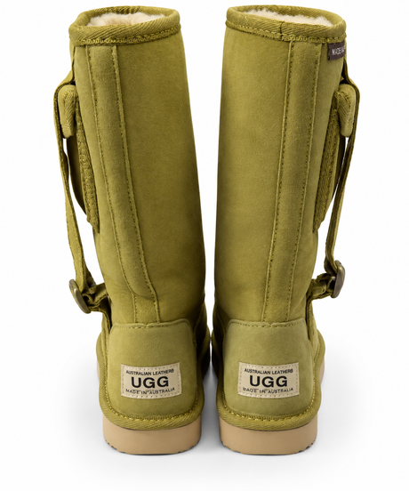 Australian Leather Ugg Classic Tall Pocket - Olive - AU4
