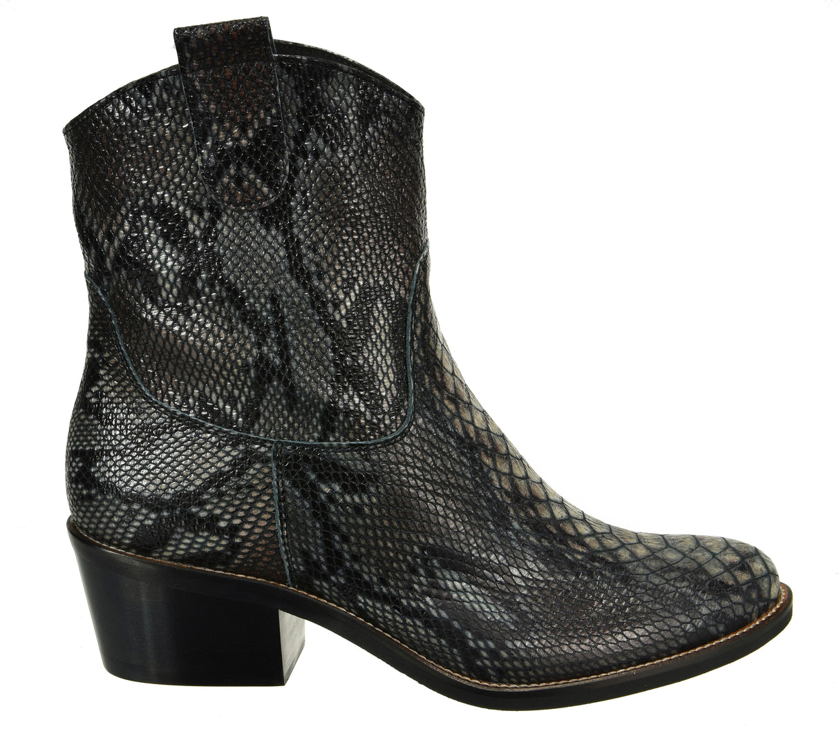 Bosccolo Womenscowgirl Boots - Grey Python