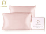 Ramesses Mulberry Silk Pillowcase Twin Pack - Rose Pink