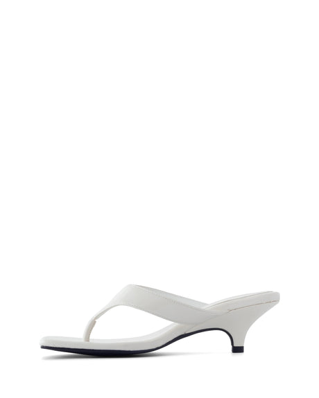 Therapy North Off White Crinkled Patent
