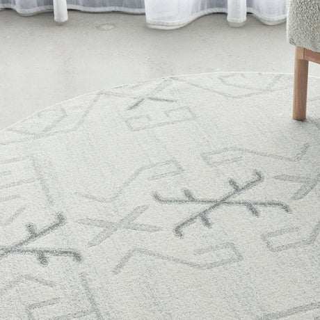 Paradise Cala Grey Round Rug