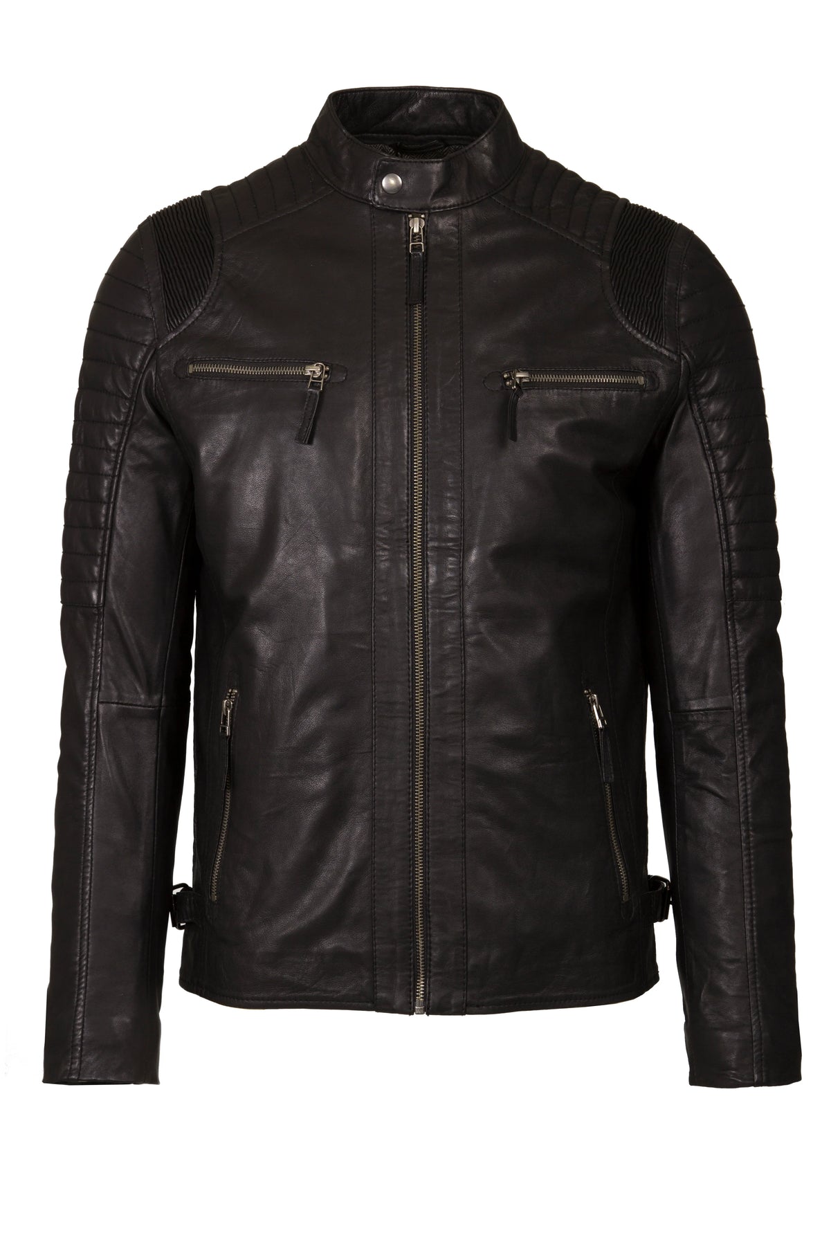 Mens Black Leather Jacket