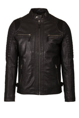 Mens Black Leather Jacket