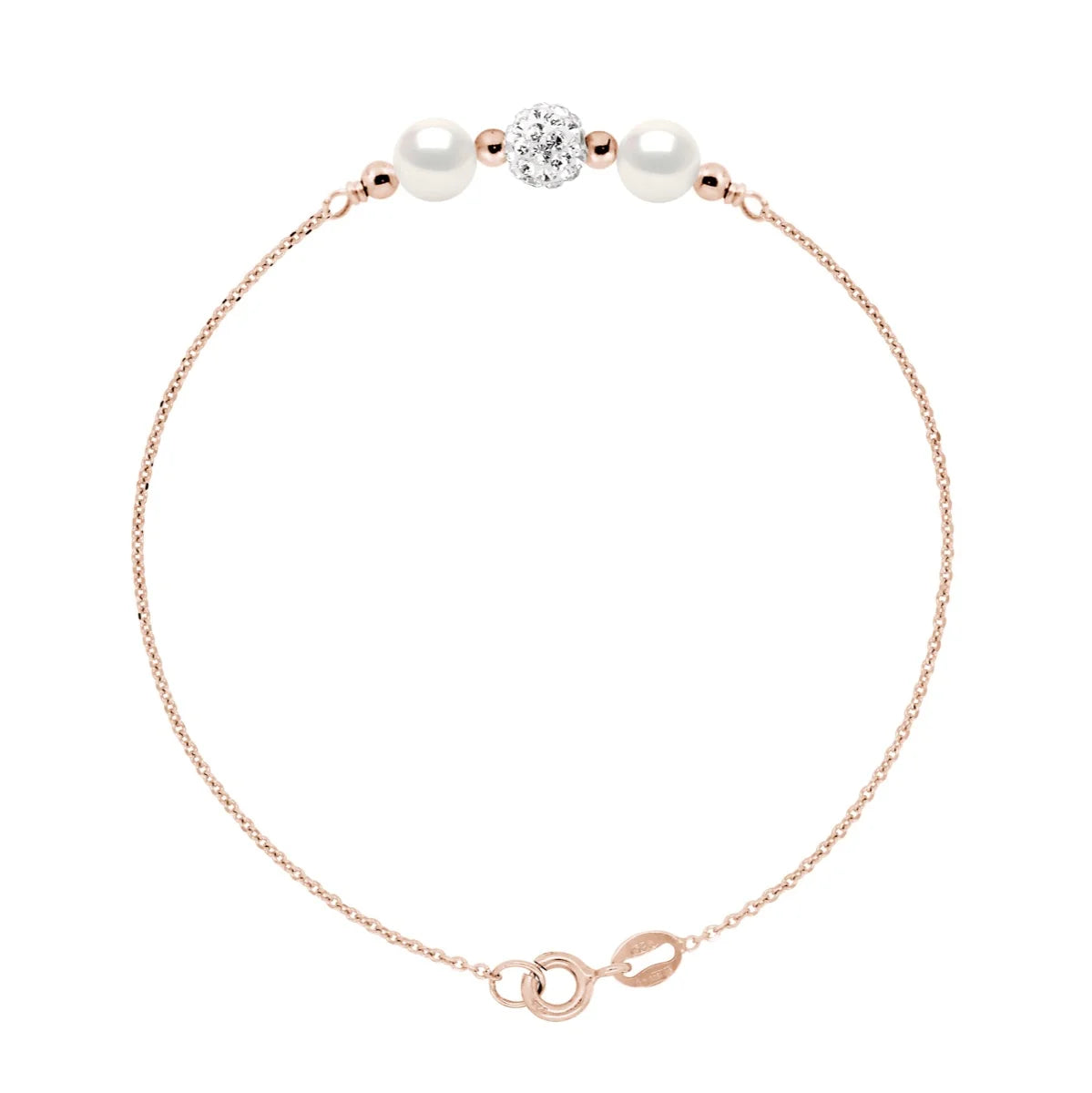 Manufacture Royale Bracelet Freshwater Pearl White Rose Gold
