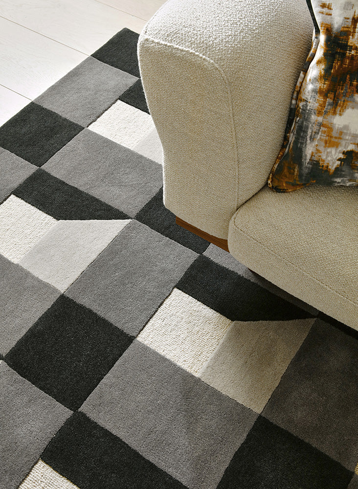 Harlequin Blocks Slate 141904 Rug
