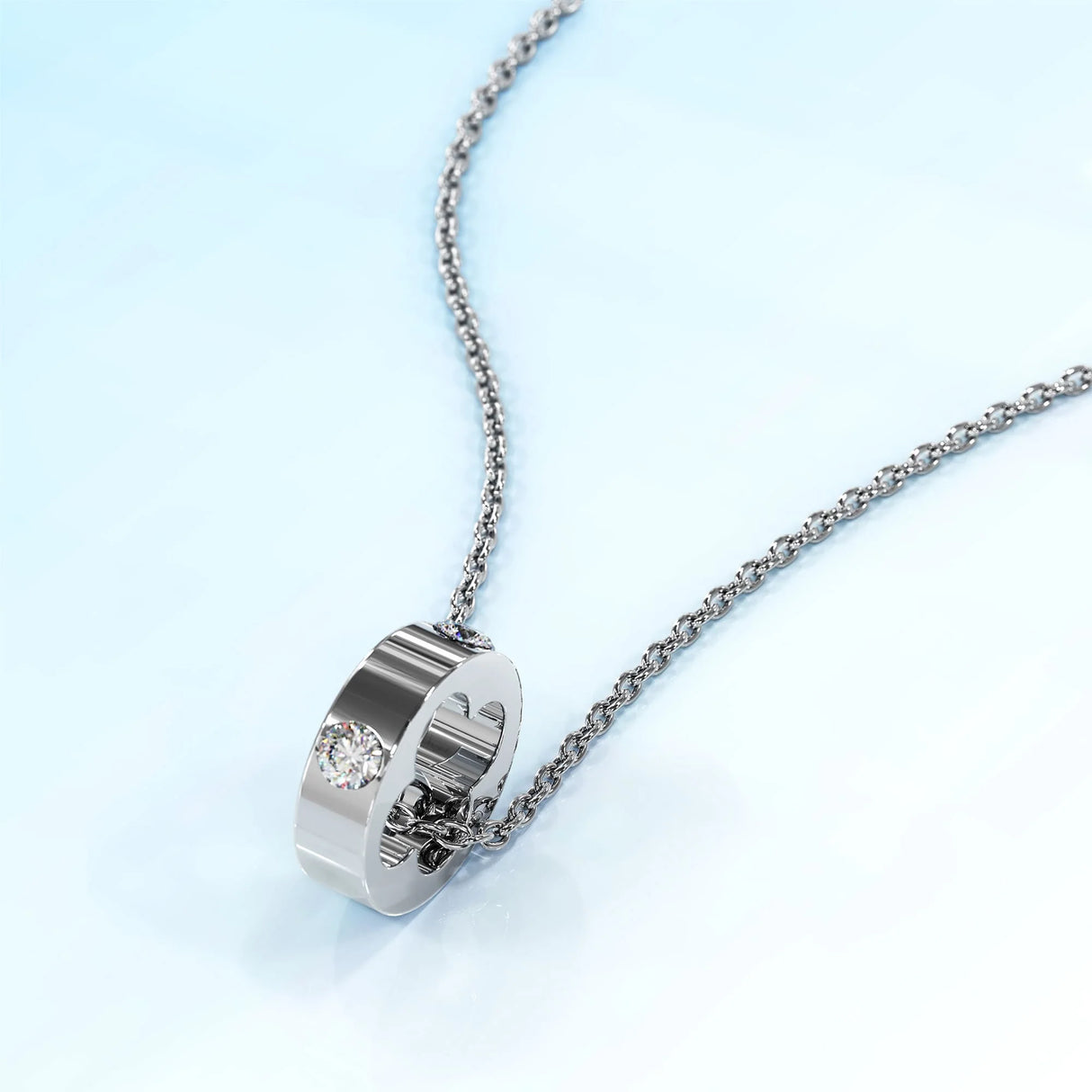 Krystal Couture Ring Pendant Necklace Embellished with SWAROVSKI Crystals