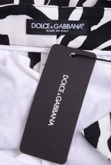 Dolce & Gabbana Women Zebra Mini Short