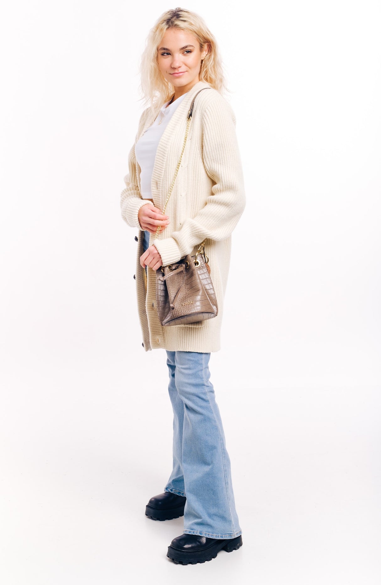 Bosccolo Bucket Bag - Taupe
