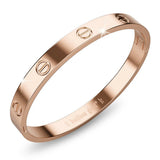 Bullion Gold Carmello Stainless Steel Bangle in Rose Gold
