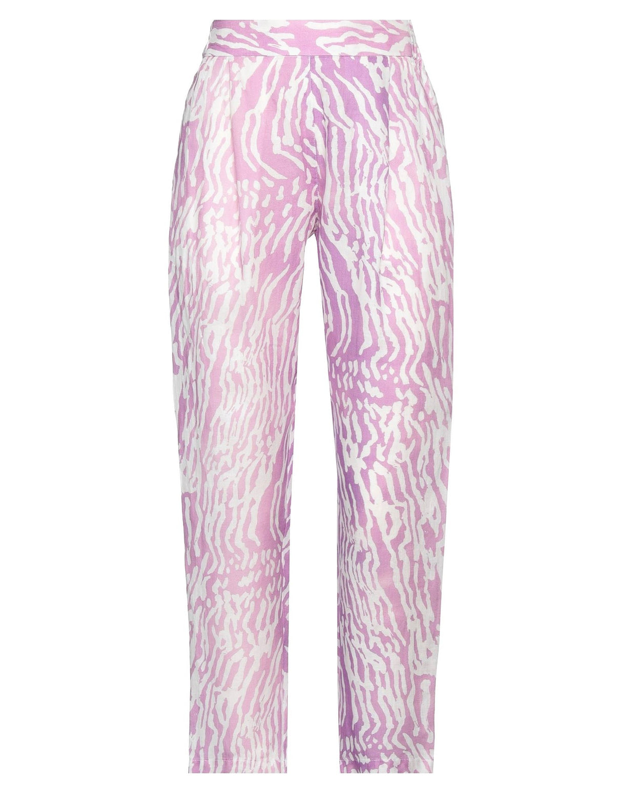 120% Lino Womens Pants - Mauve