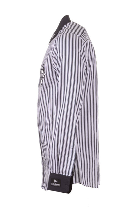 Dolce & Gabbana Men Stripes Long Sleeve Shirt