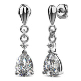 Krystal Couture Anastacia Drop Earrings Embellished with SWAROVSKI Crystals