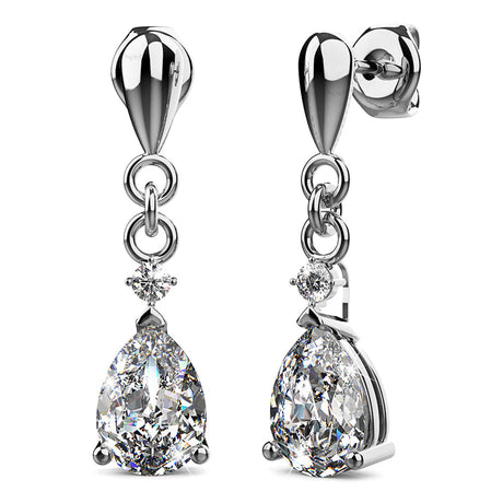 Krystal Couture Anastacia Drop Earrings Embellished with SWAROVSKI Crystals
