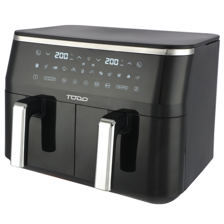 TODO 9L Air Fryer 2400W Dual Basket Digital Control Multi Function Cooker