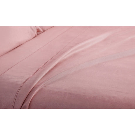 Ramesses Original 2000TC Antibectiral Bamboo Sheet Set - Tea Rose